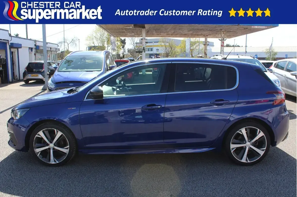 Begagnad Peugeot 308 GT-line 2019 Blå Halvkombi