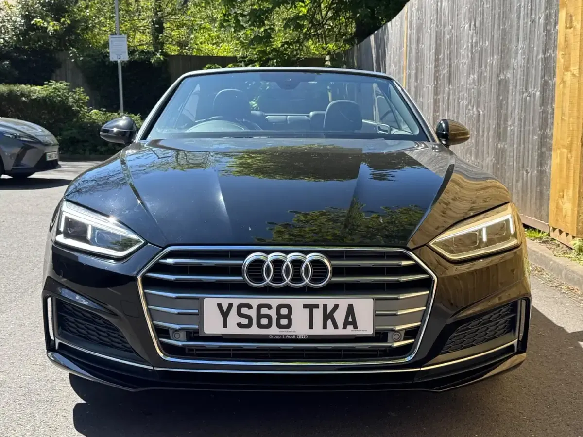 Used Audi A5 Cabriolet S-Line 2018 Black Cabriolet