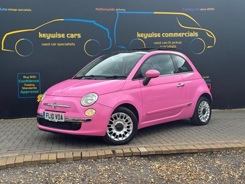 Pink Used 2010 Fiat 500 S Hatchback | £6,490 - Image 1/3