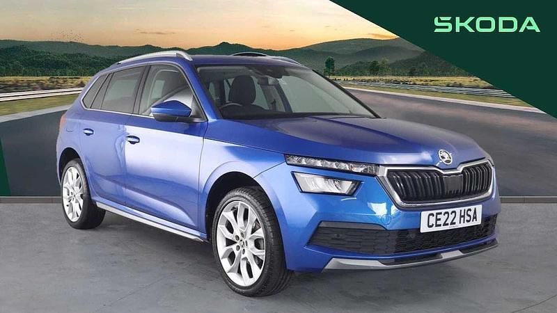 Race blue metallic Used 2022 Skoda Kamiq SE L SUV | £15,295 (Good price) - Image 1/4