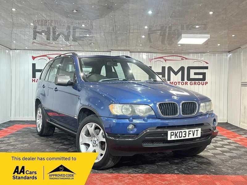 Used BMW X5 Sport Line 184 HP (135 kW) 2003 Blue SUV