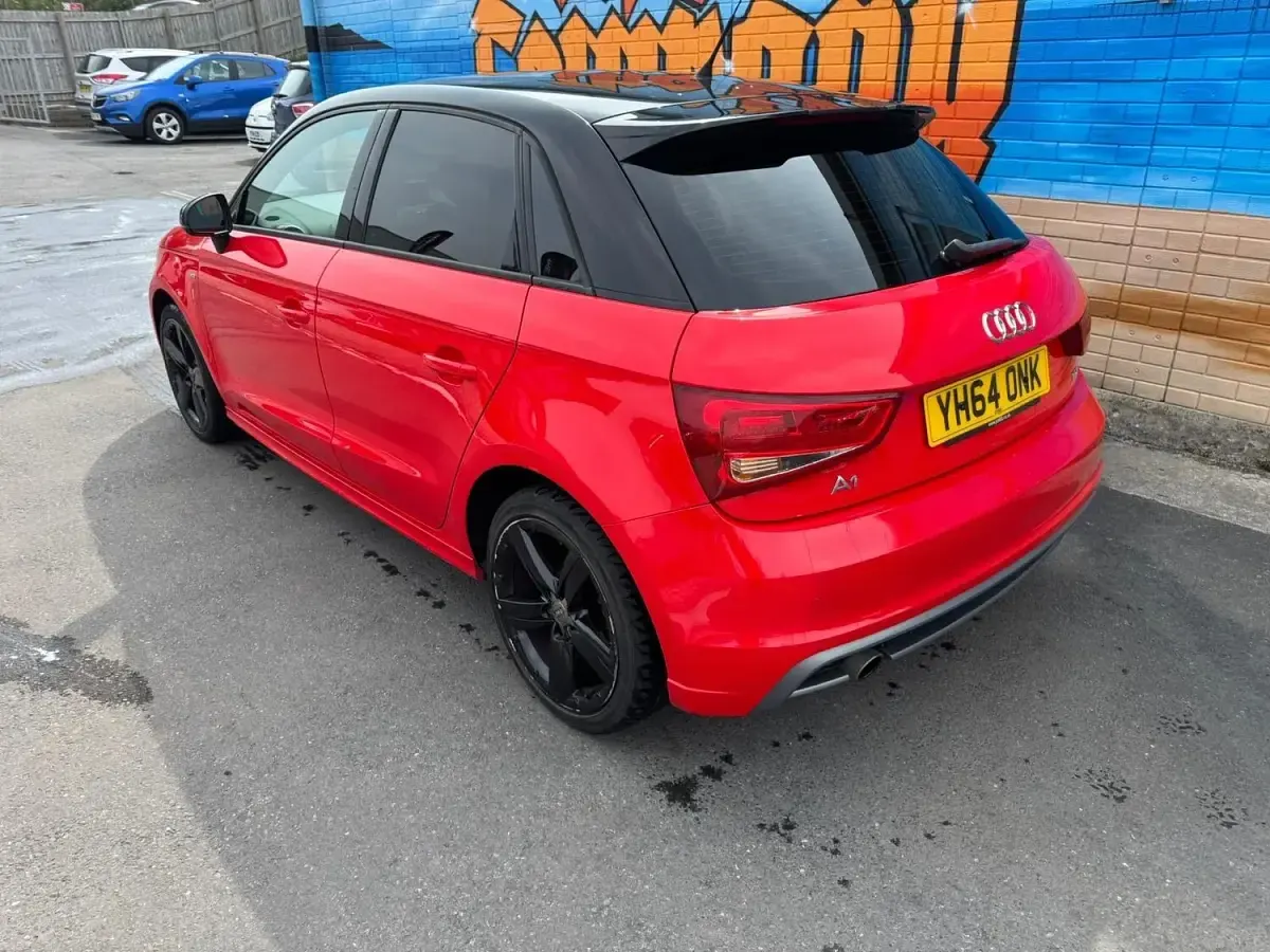 Used Audi A1 S-Line 105 HP (77 kW) 2014 Red Hatchback