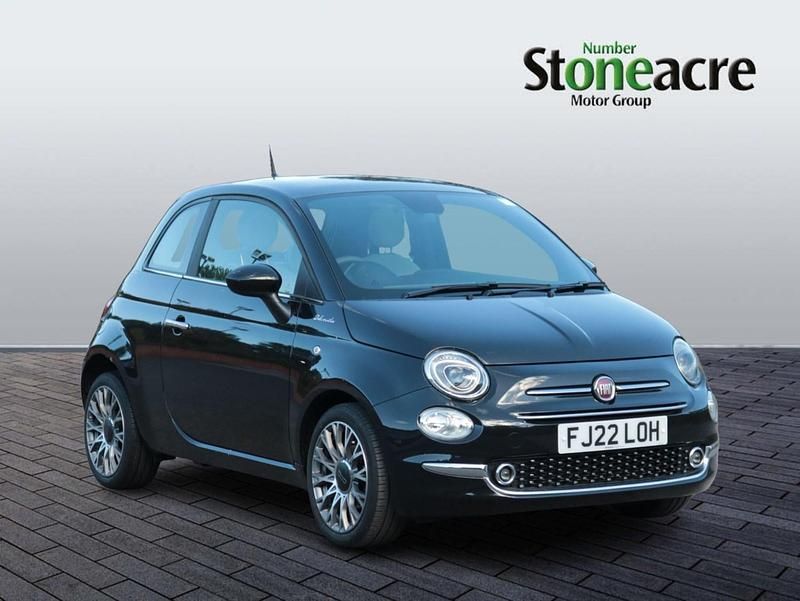 Black Used 2022 Fiat 500 Dolcevita Hatchback | £9,799 (Fair price) - Image 1/2