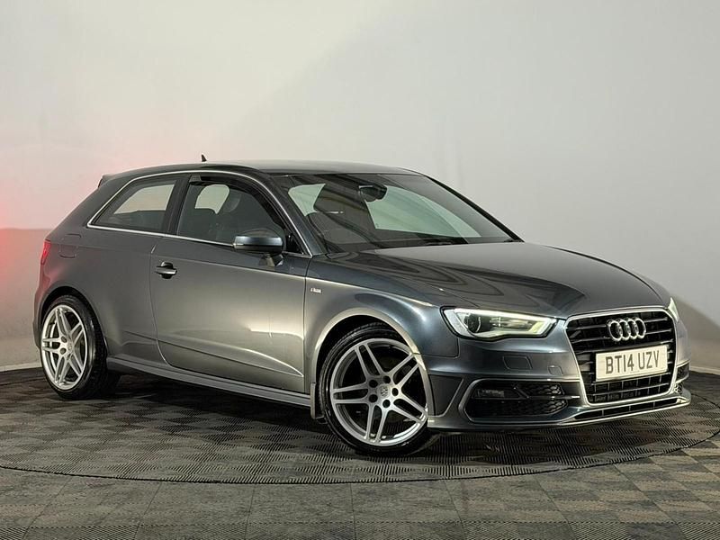 Grey Used 2014 Audi A3 S-Line Hatchback | £6,495 (A bit pricey) - Image 1/4