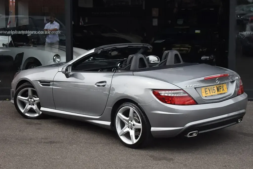 Used Mercedes SLK250 AMG 2015 Silver Cabriolet