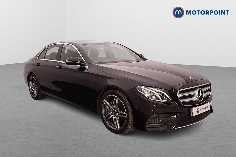 Black Used 2018 Mercedes E220 AMG line Sedan | £18,399 (Good price) - Image 1/4