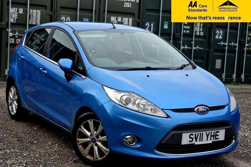 Used Ford Fiesta Zetec 94 HP (69 kW) 2011 Blue Hatchback