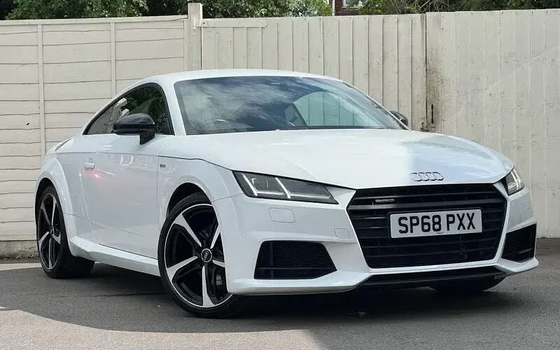 Used Audi TT Black Edition 230 HP (169 kW) 2018 White Coupe