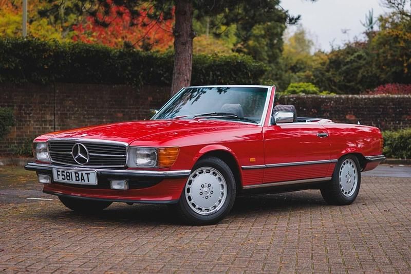 Red Used 1988 Mercedes SL300 Cabriolet | £17,000 - Image 1/3