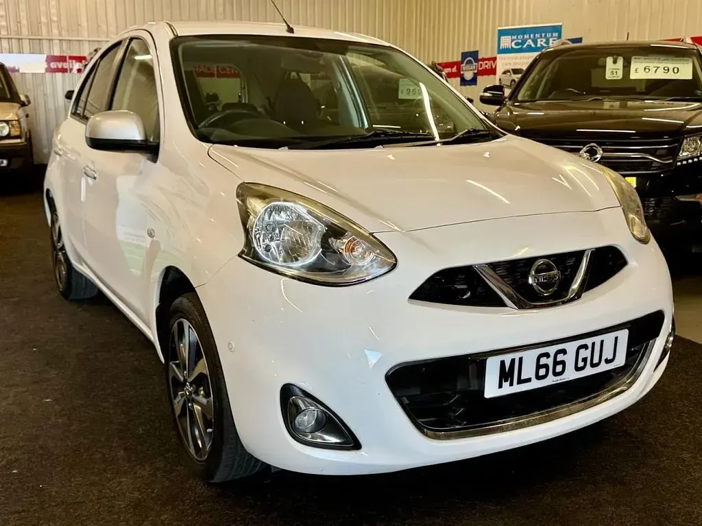 Used Nissan Micra N-TEC 80 HP (58 kW) 2016 White Hatchback