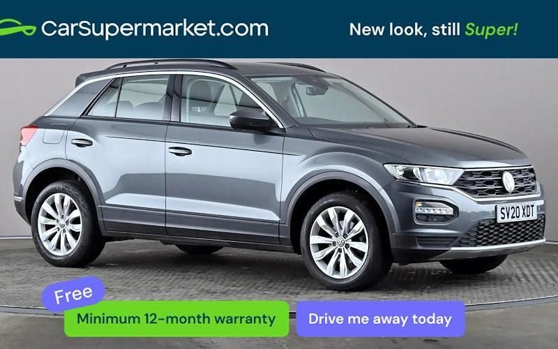 Used VW T-Roc SE 116 HP (85 kW) 2020 Grey SUV