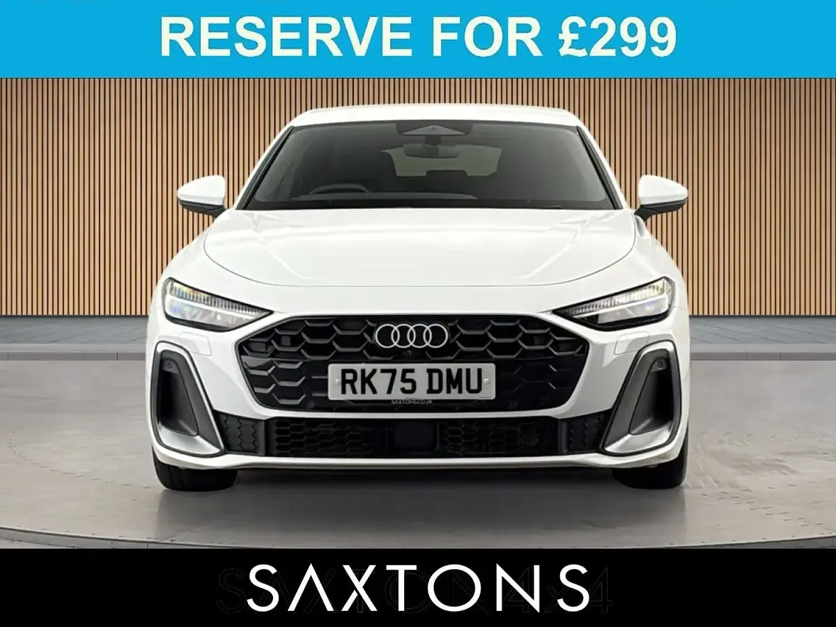 Used Audi A5 S-Line 2025 Glacier white metallic/glacier white metallic Hatchback