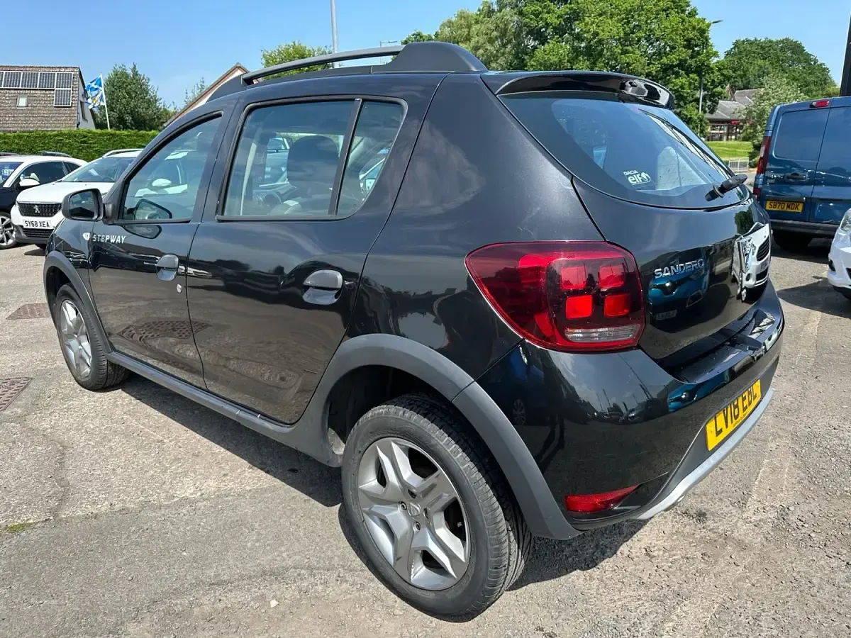 Used Dacia Sandero Ambiance 90 HP (66 kW) 2018 Black Hatchback