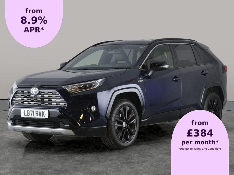 Blue/black Used 2022 Toyota RAV4 Hybrid SUV | £25,724 (Super price) - Image 1/2
