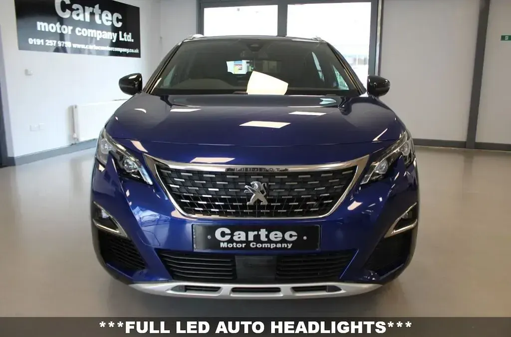 Used Peugeot 3008 GT-line 130 HP (95 kW) 2018 Blue SUV
