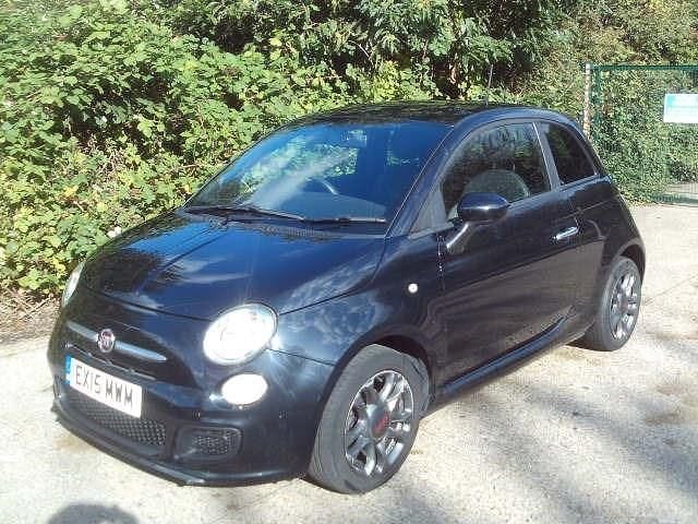 Black Used 2015 Fiat 500 S Hatchback | £3,495 (Super price) - Image 1/4