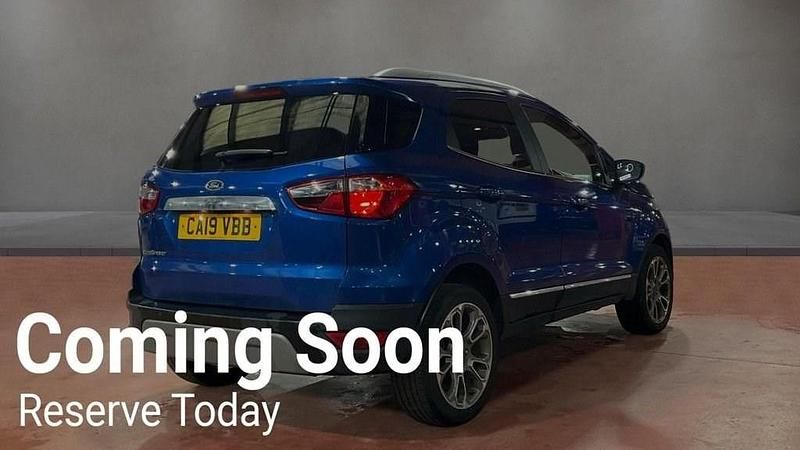 Used Ford Ecosport Titanium 100 HP (73 kW) 2019 Blue SUV