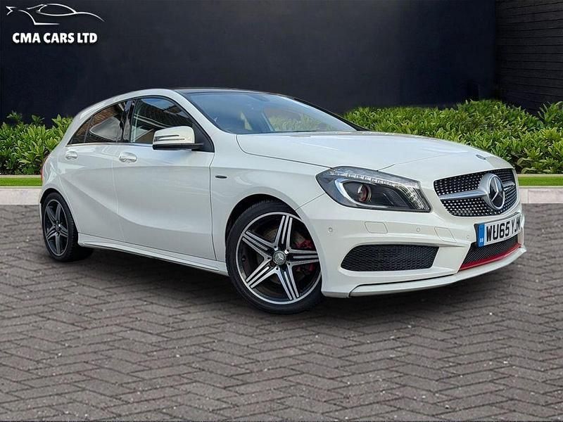 Used Mercedes A250 AMG 2015 White Hatchback