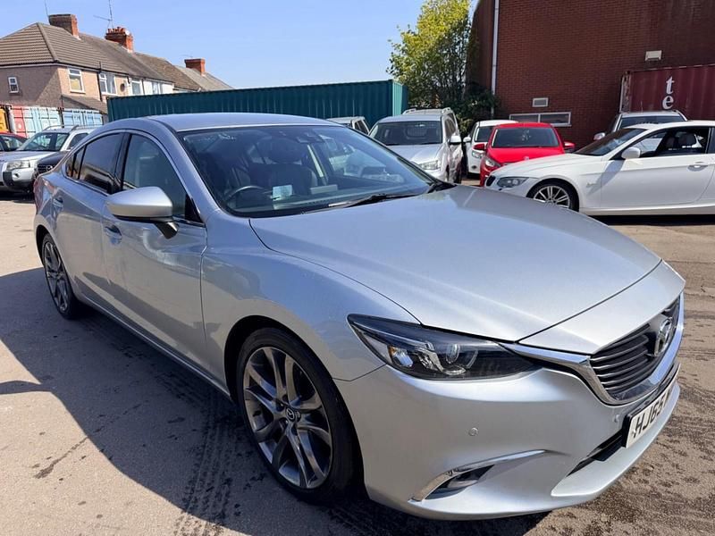 Begagnad Mazda 6 Inclusive 150 HK (110 kW) 2015 Silver Sedan
