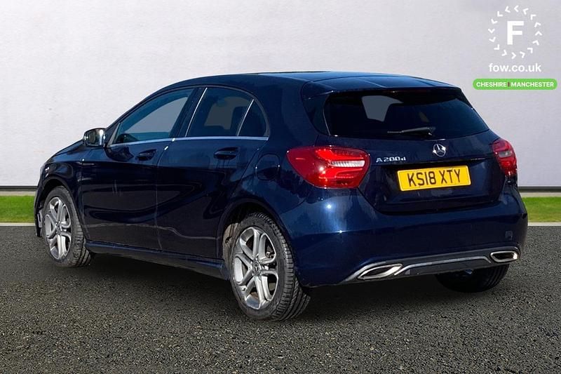 Used Mercedes A200 Sport Edition 136 HP (100 kW) 2018 Blue Hatchback