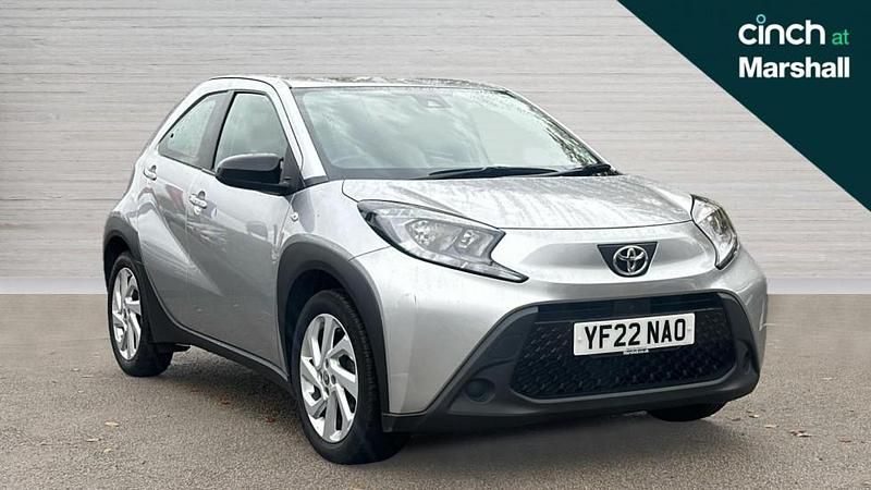 Silver Used 2022 Toyota Aygo PURE Hatchback | £10,936 (Fair price) - Image 1/4