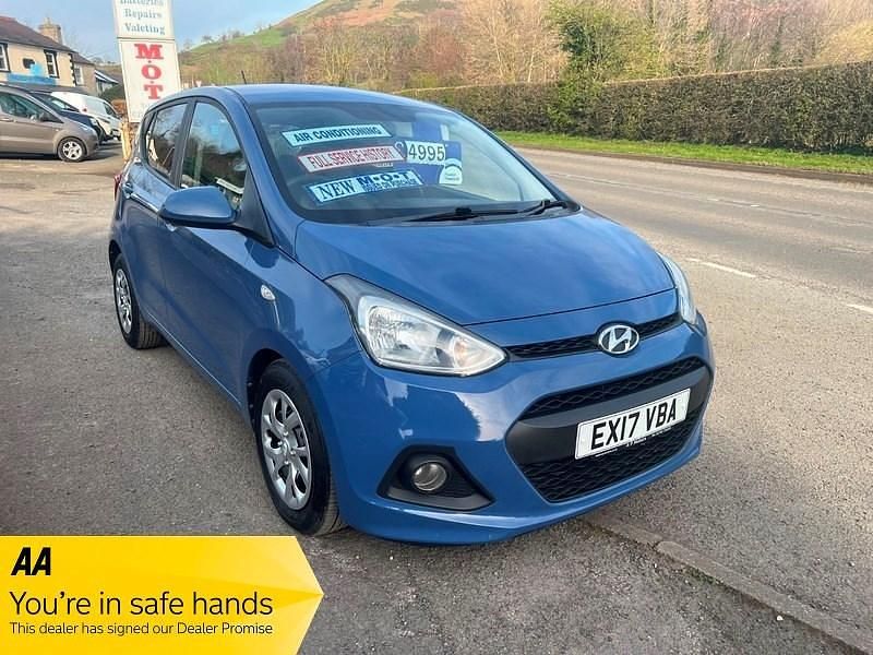Used Hyundai i10 SE 87 HP (63 kW) 2017 Blue Hatchback