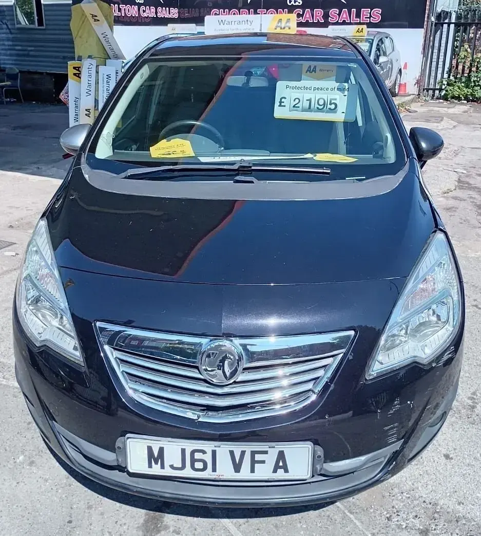 Used Vauxhall Meriva 98 HP (72 kW) 2011 Black MPV