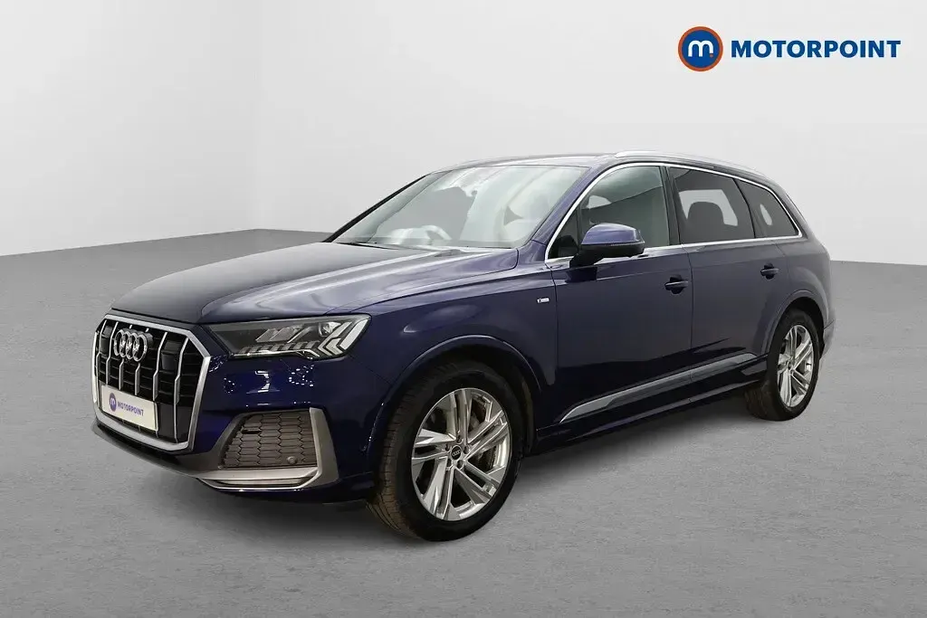 Used Audi Q7 S-Line 2020 Blue SUV