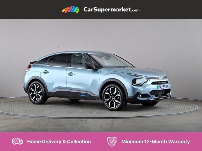 Blue Used 2022 Citroën e-C4 Shine Hatchback | £11,497 (Fair price) - Image 1/4