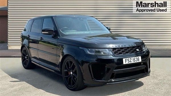 Black Used 2019 Land Rover Range Rover Sport SVR SUV | £42,476 (Fair price) - Image 1/4