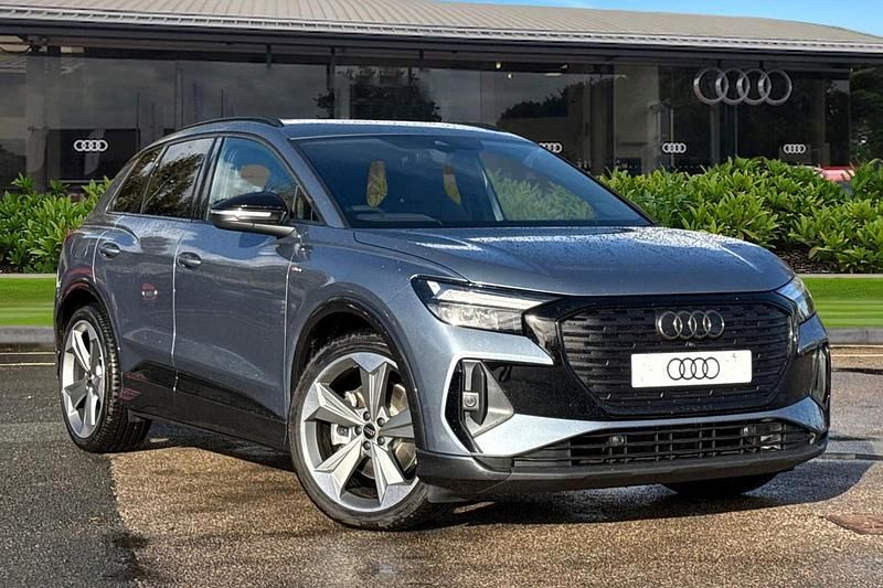 Blue New 2025 Audi Q4 e-tron Black Edition SUV | £45,805 (Super price) - Image 1/4