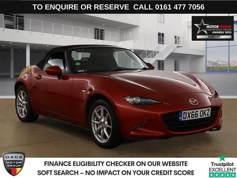 Red Used 2017 Mazda MX5 Cabriolet | £10,090 (Fair price) - Image 1/3