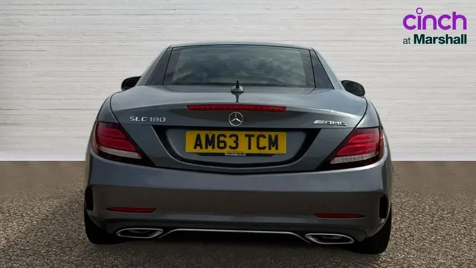 Used Mercedes SLC180 AMG line 156 HP (114 kW) 2018 Grey Cabriolet