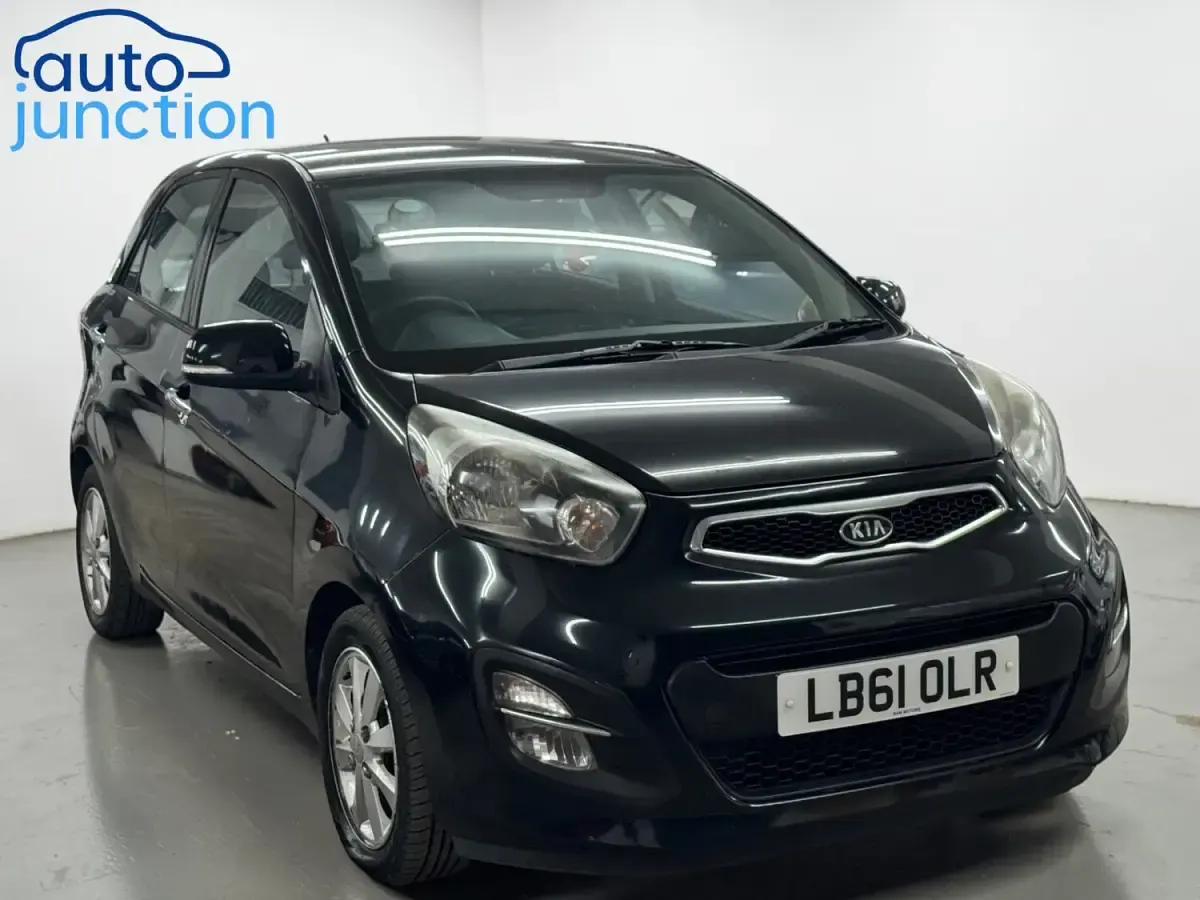 Used Kia Picanto 68 HP (50 kW) 2012 Black Hatchback