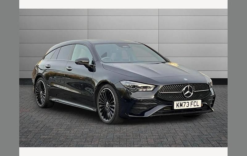 Black Used 2023 Mercedes CLA220 Shooting Brake AMG Line Premium Plus Estate | £27,995 (Fair price) - Image 1/3