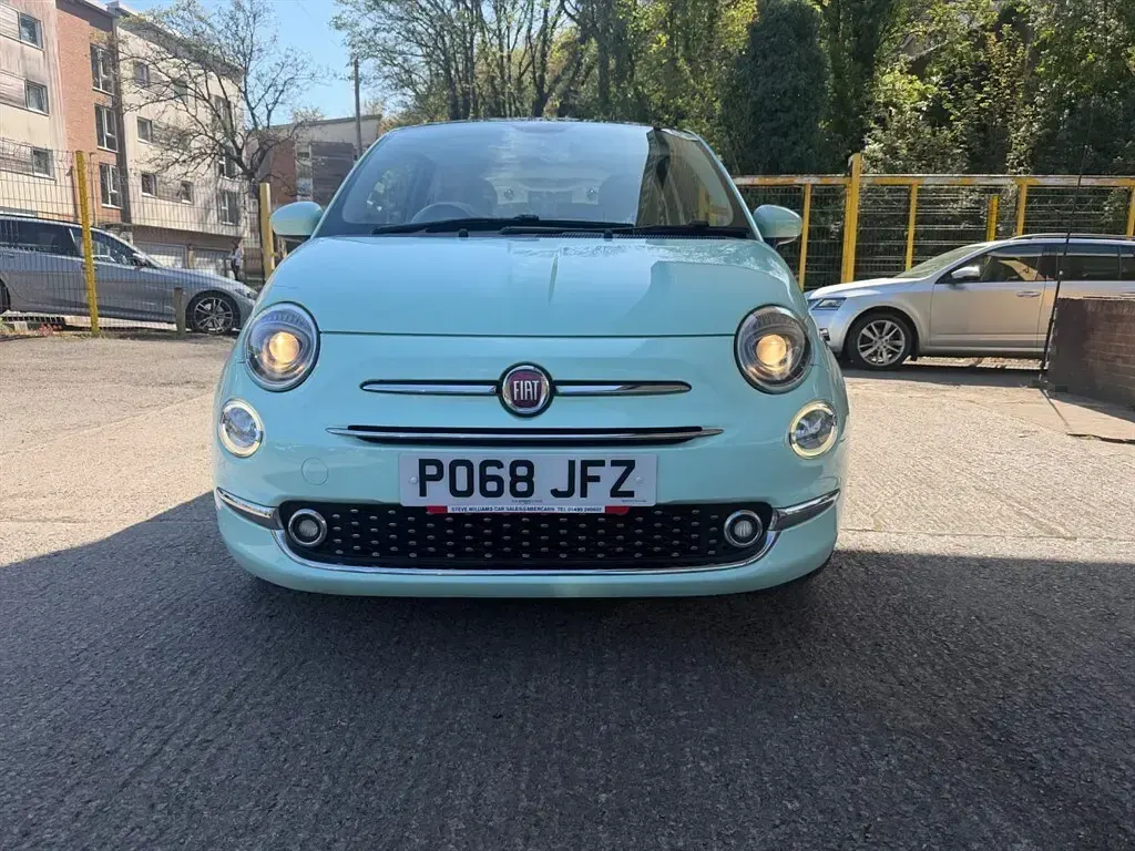 Używany Fiat 500 Lounge 69 KM (50 kW) 2018 Zielony Hatchback