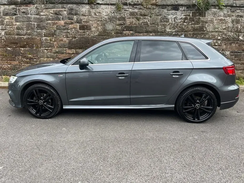 Used Audi A3 S-Line 116 HP (85 kW) 2017 Grey Hatchback