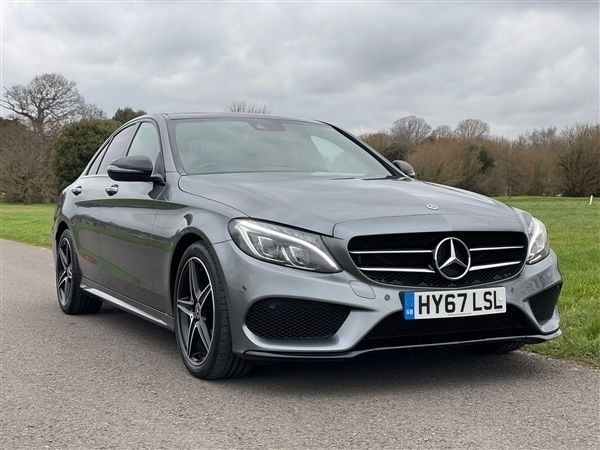 Grey Used 2017 Mercedes C250 AMG Line Premium Plus Sedan | £15,945 (Fair price) - Image 1/1
