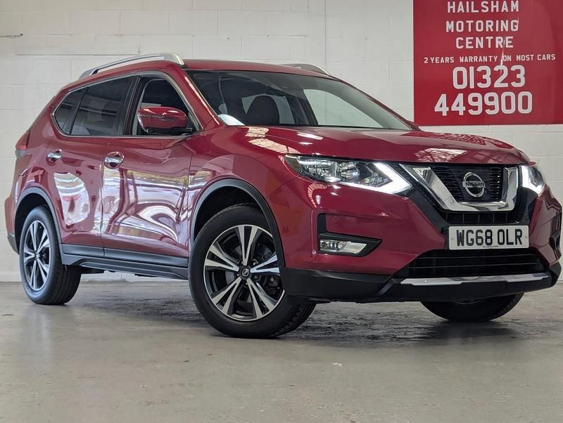 Chilli pepper red Used 2018 Nissan X-Trail N-Connecta SUV | £13,095 (Fair price) - Image 1/4