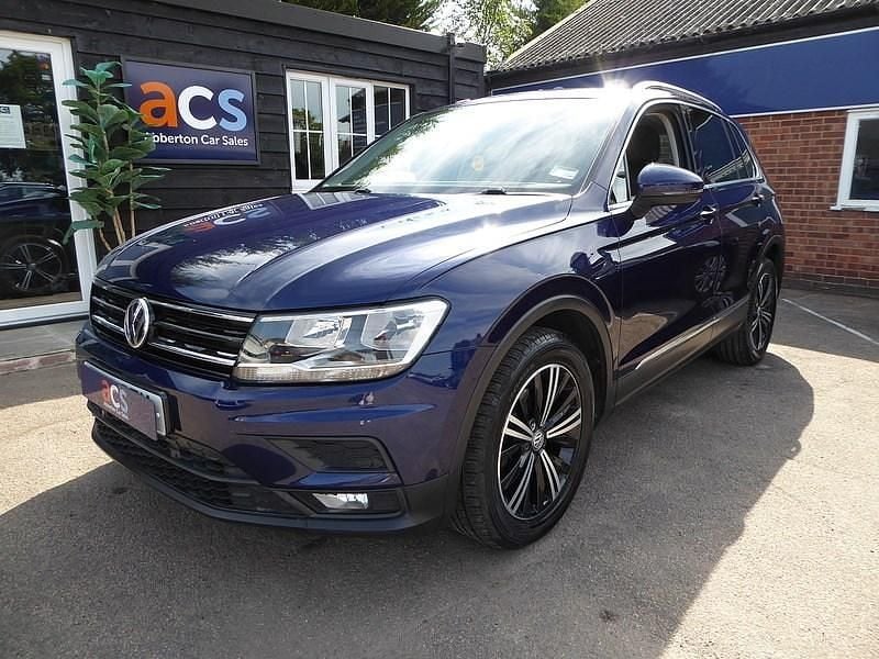 Blue Used 2018 VW Tiguan SE SUV | £13,495 (Good price) - Image 1/3
