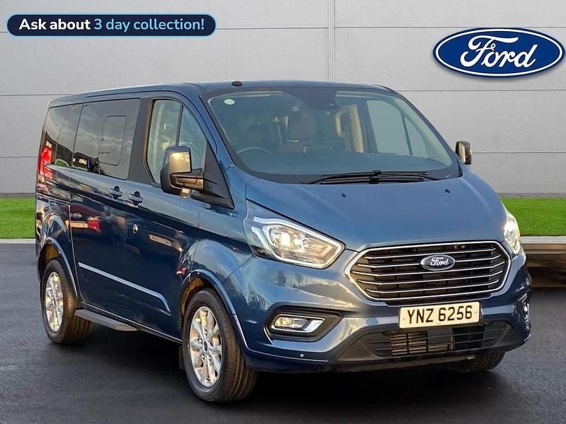 Blue Used 2019 Ford Tourneo Custom Titanium Van | £19,995 (Super price) - Image 1/4