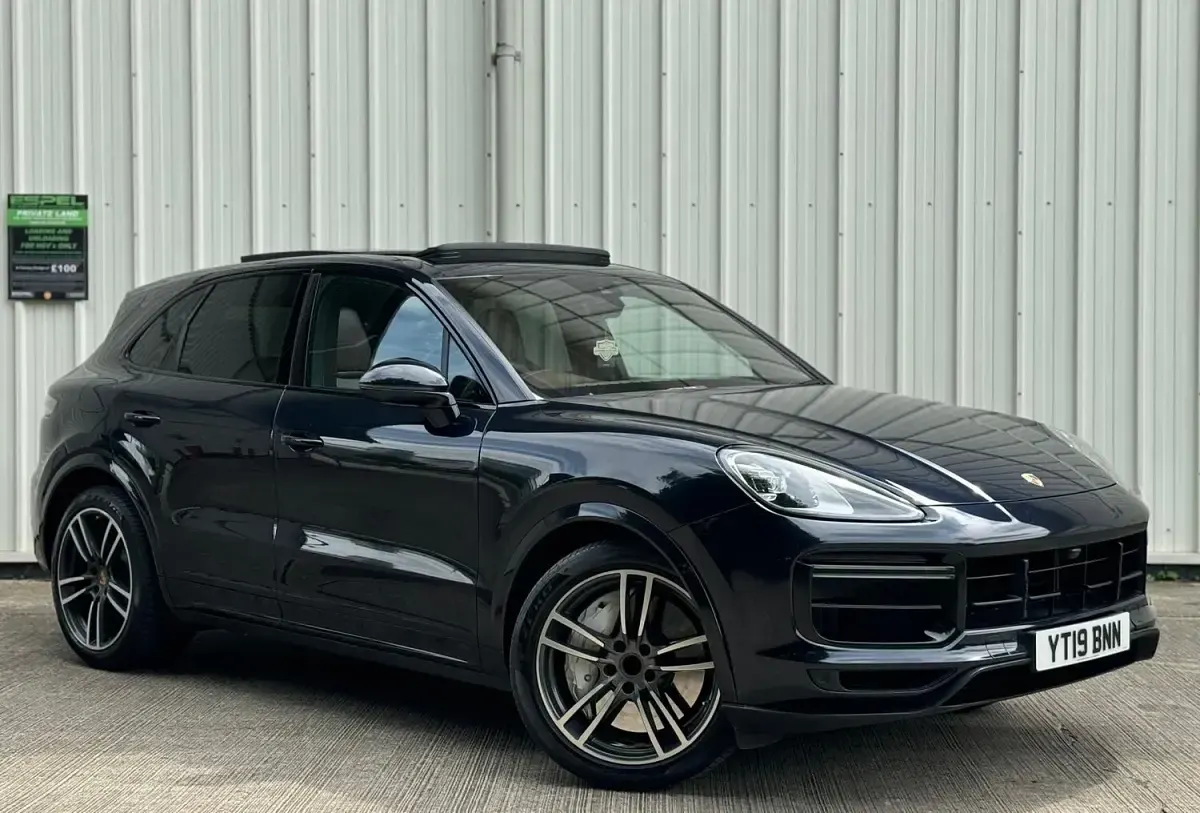 Used Porsche Cayenne Turbo 2019 Blue SUV