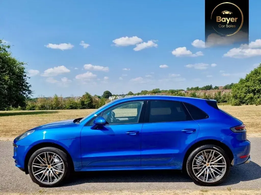 Used Porsche Macan Turbo 2020 Blue SUV