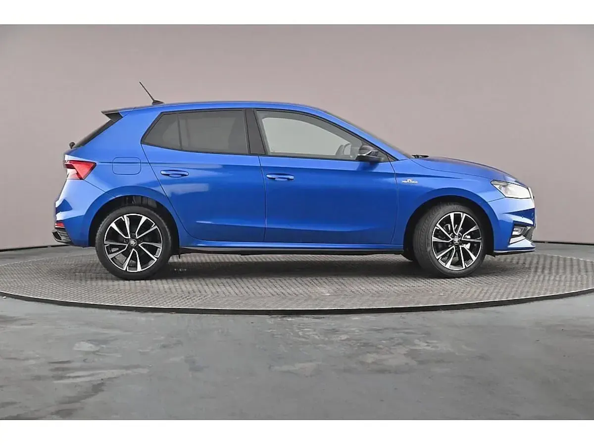 New Skoda Fabia Monte Carlo 113 HP (83 kW) 2026 Race blue metallic Hatchback