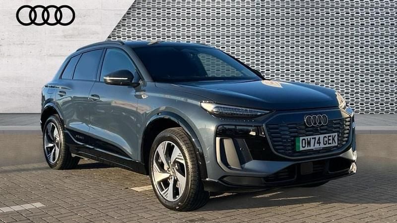 Blue Used 2024 Audi Q6 e-tron S-Line SUV | £54,027 (Expensive) - Image 1/4