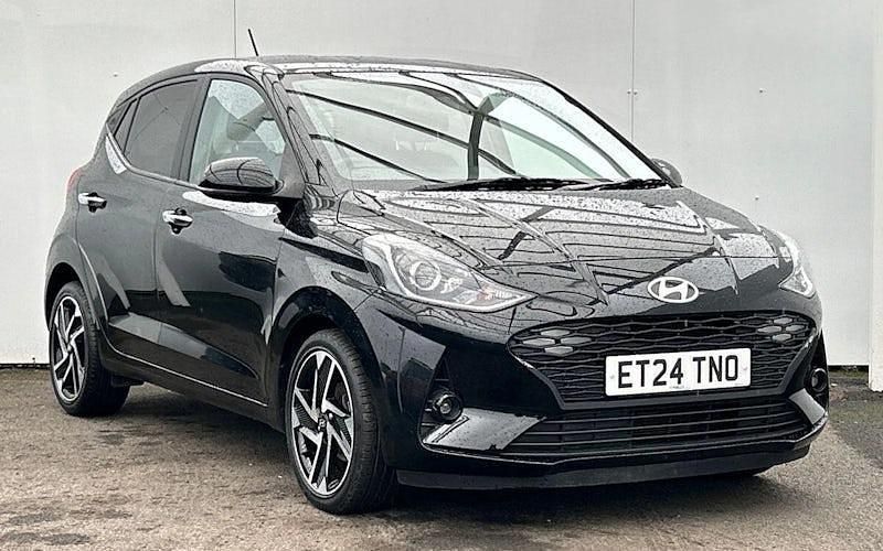 Black Used 2024 Hyundai i10 Premium Hatchback | £14,951 (Fair price) - Image 1/4