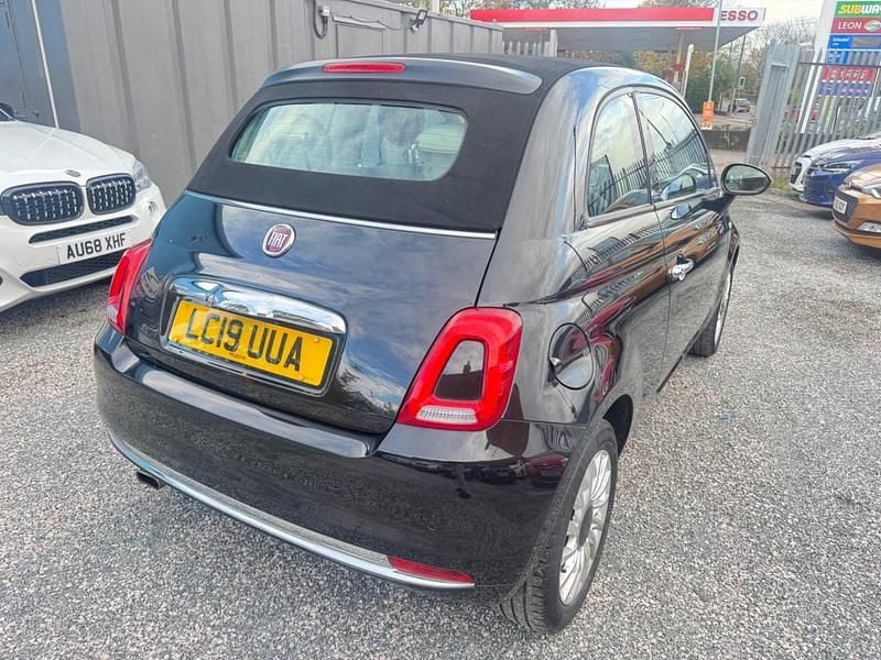 Used Fiat 500C Lounge 2019 Black Cabriolet