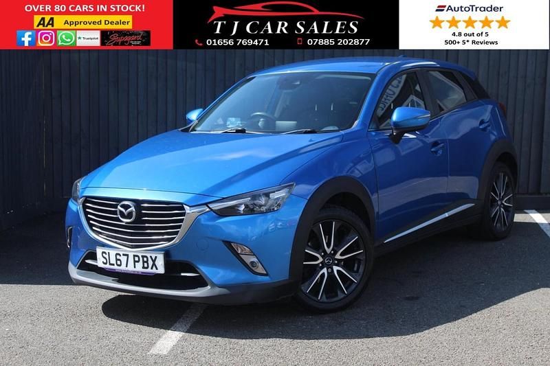 Begagnad Mazda CX-3 Inclusive 105 HK (77 kW) 2017 Blå SUV