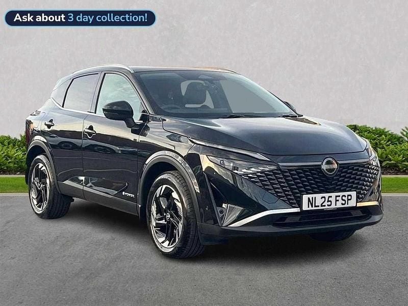 Black Used 2025 Nissan Qashqai N-Connecta SUV | £24,322 (Fair price) - Image 1/4