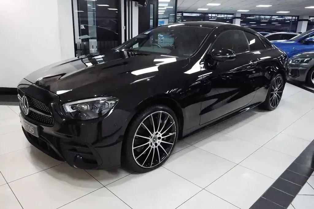 Used Mercedes E300 AMG line 2021 Black Coupe